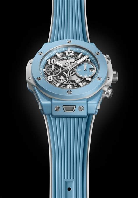 hublot 441|hublot unico sky blue.